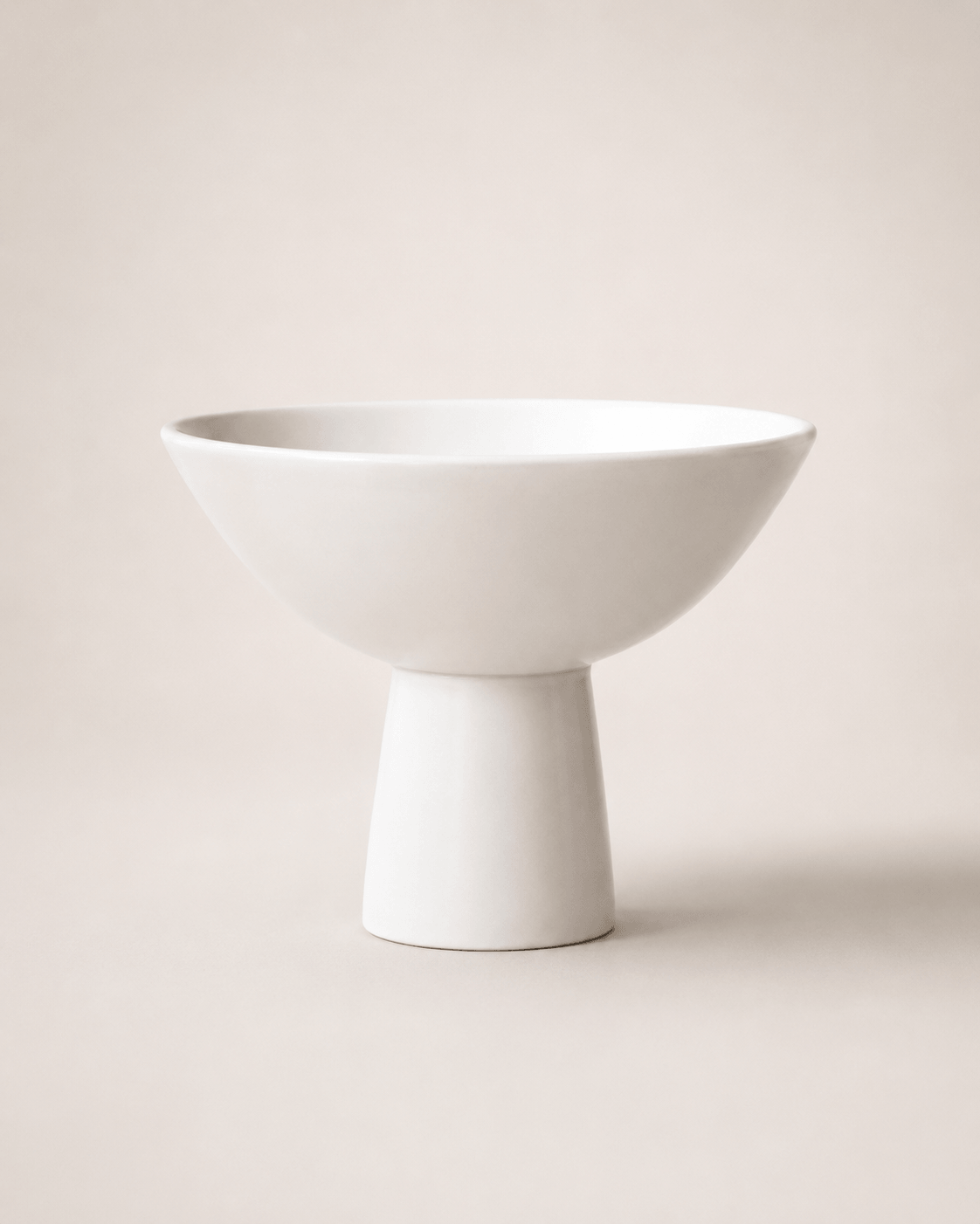 Aster Ceramic Vase White
