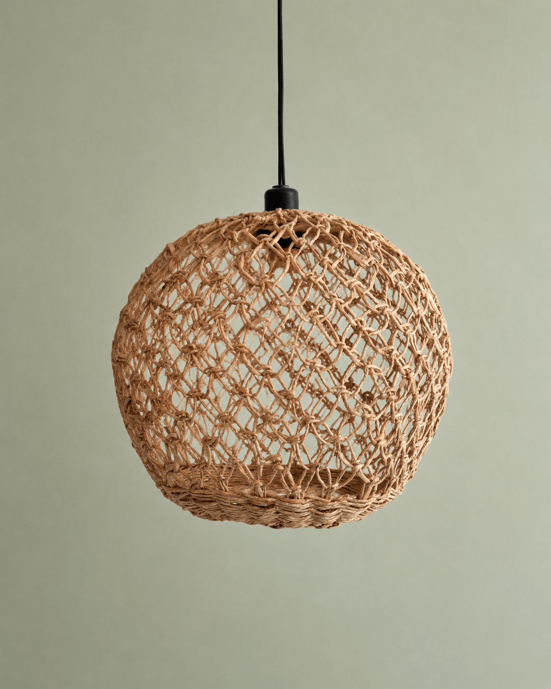 Handmade Banana Fibre Pendant Lampshade