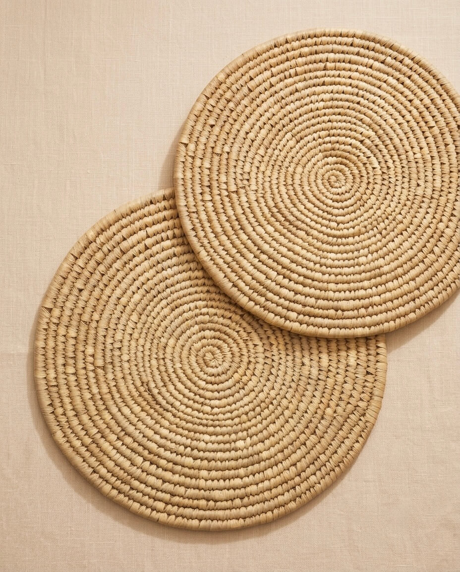 Date Palm Leaf Placemats & Coasters