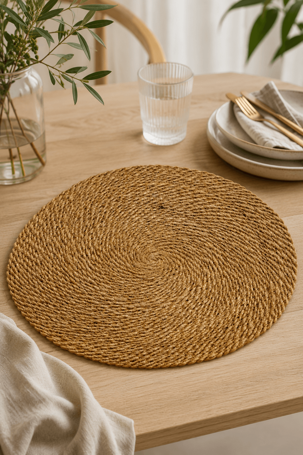 Jute Round Placemats & Coasters