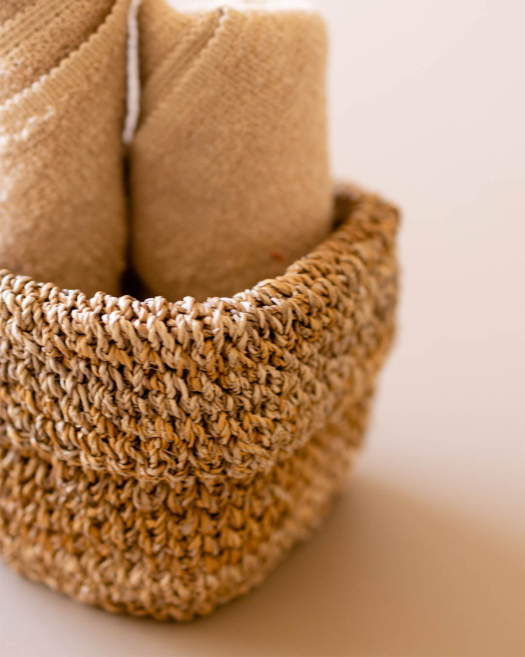 Kolus small wicker storage baskets