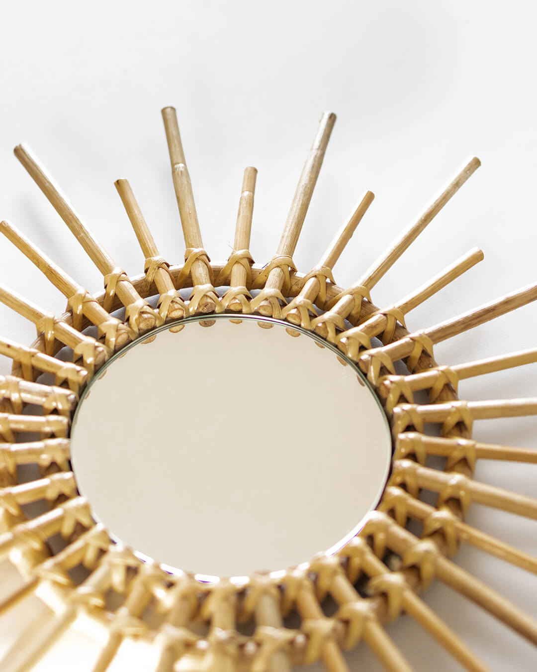 Rattan mirrors