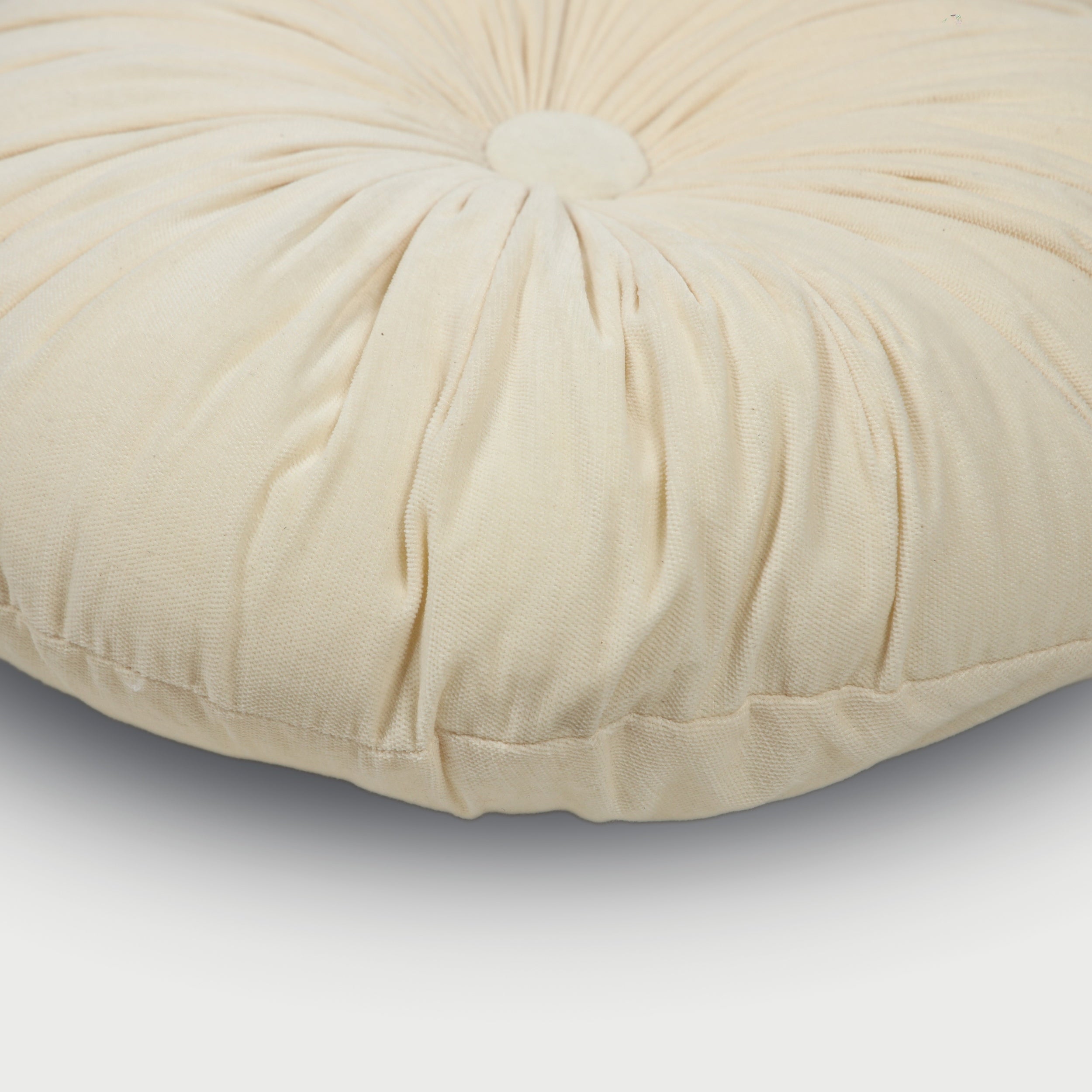 Cuddle Ivory Round Cushion