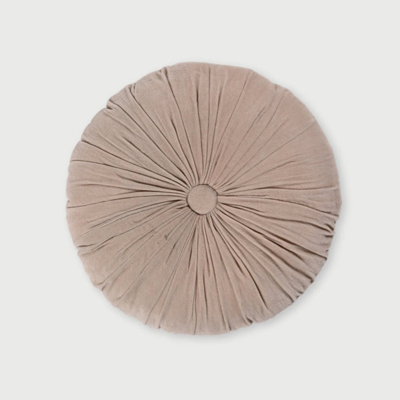 Cuddle Blush Round Cushion