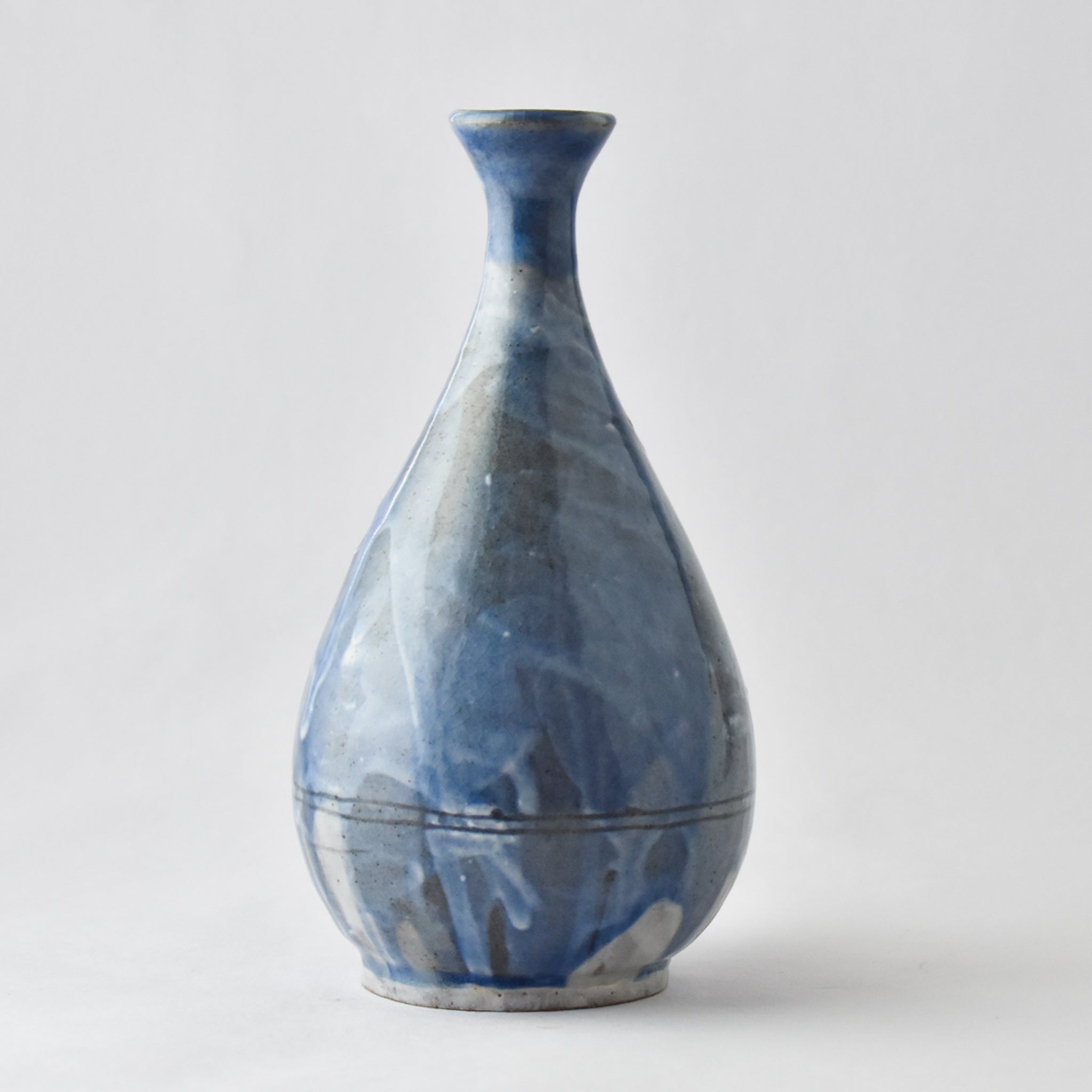 Dark Pouring Sky - Artistic Stoneware Vase