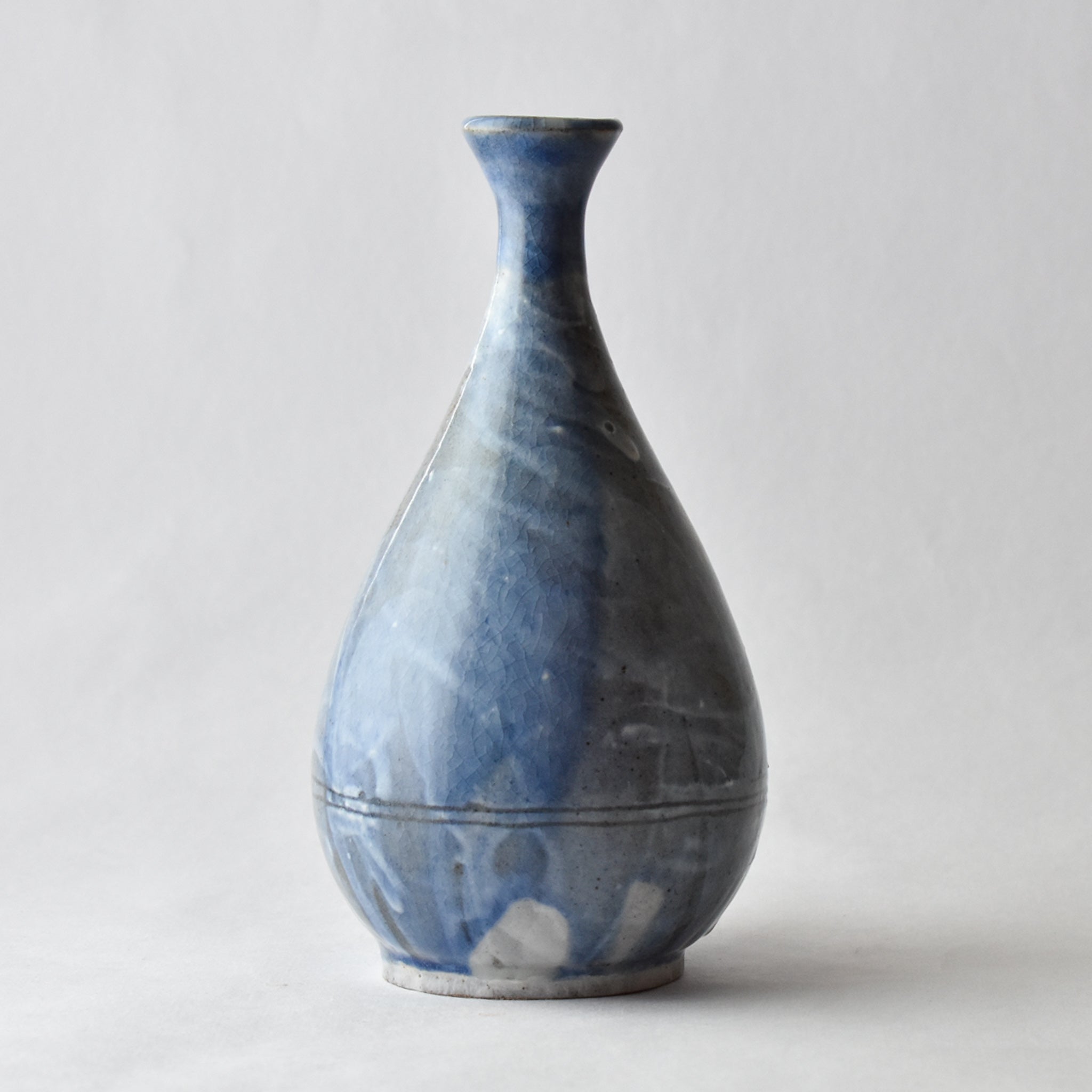 Dark Pouring Sky - Artistic Stoneware Vase