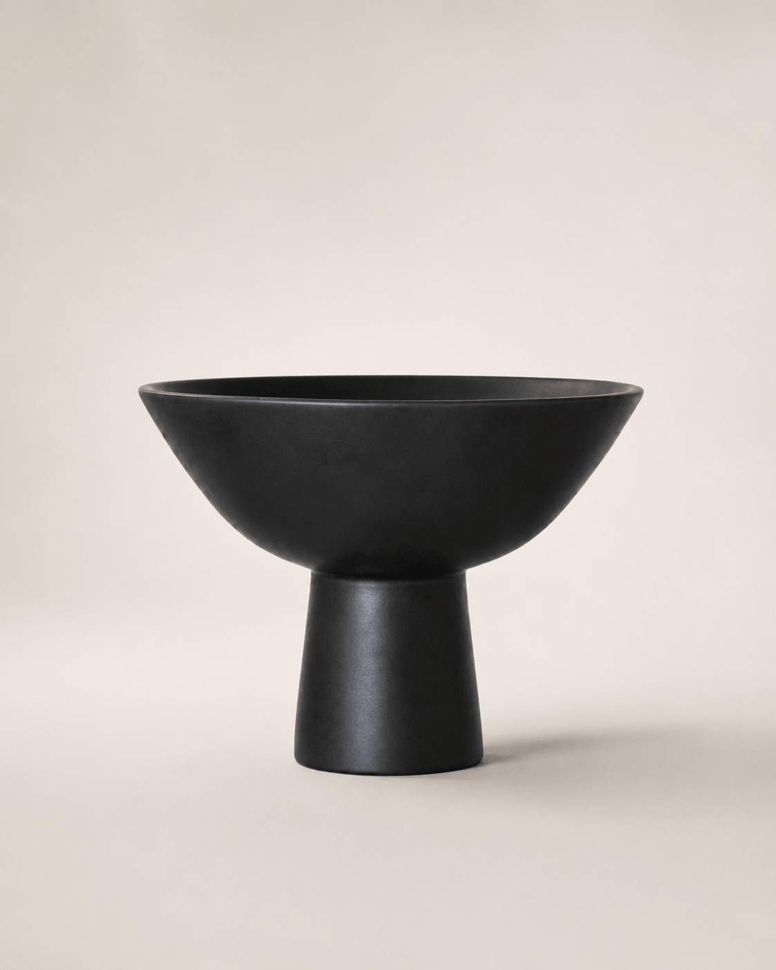Aster Ceramic Vase Black