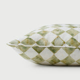 Checker Green Cushion Cover