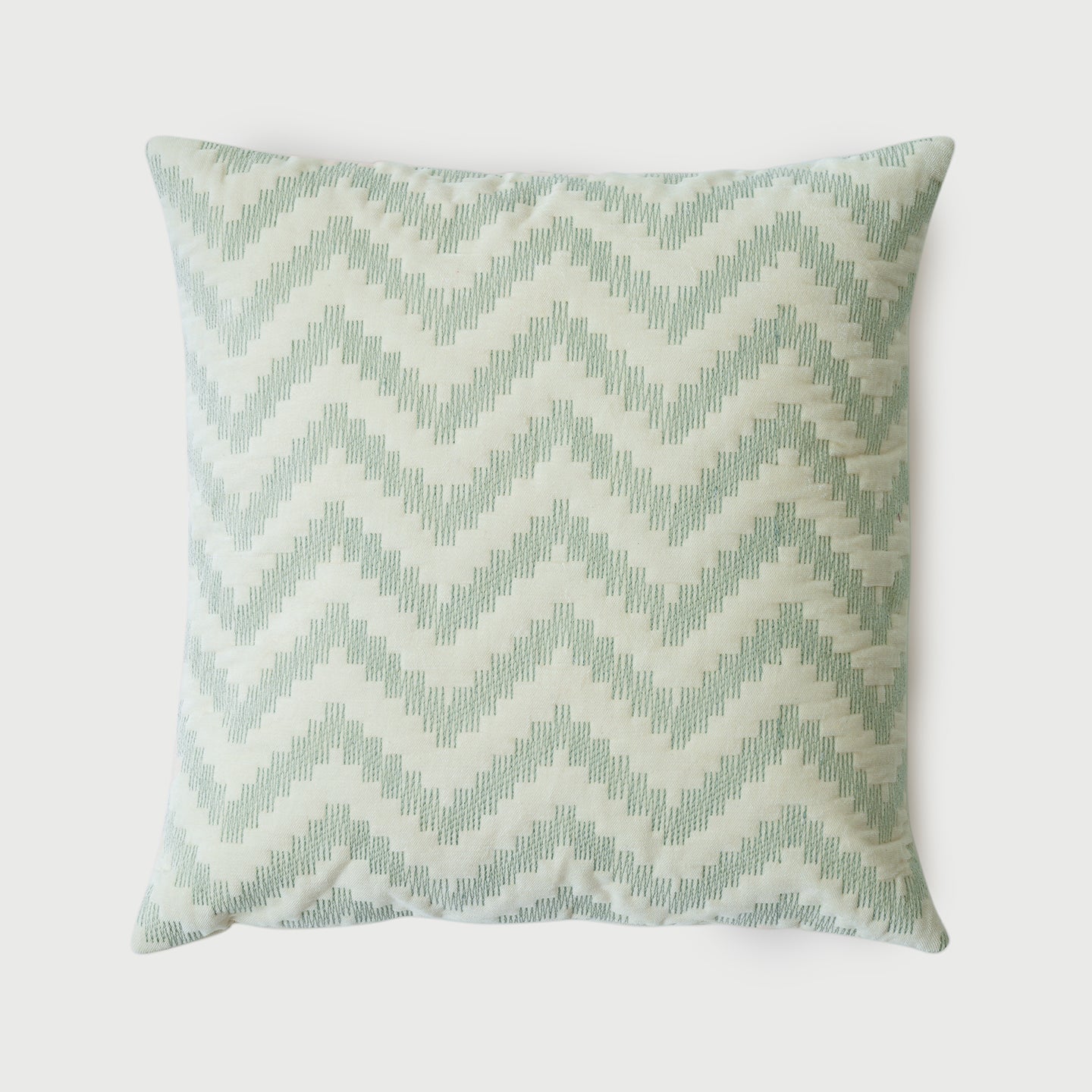 Chevron Green Cushion Cover