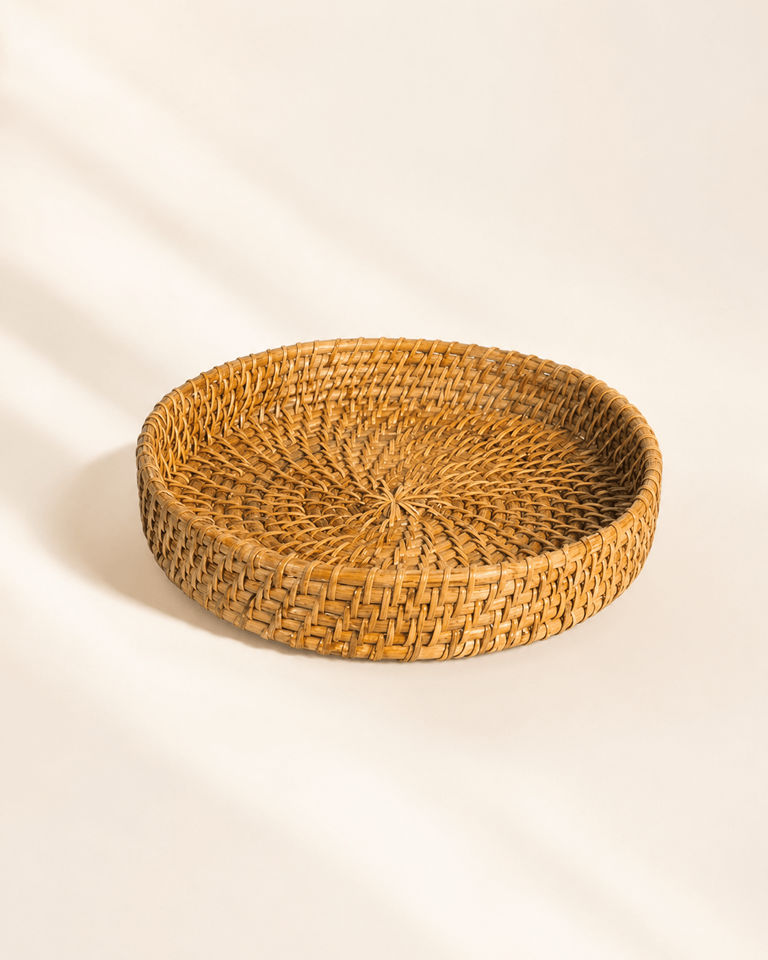 Round Cane Trays