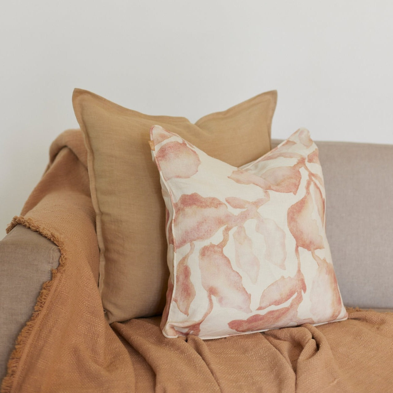 Cascade Blush Cushion Cover