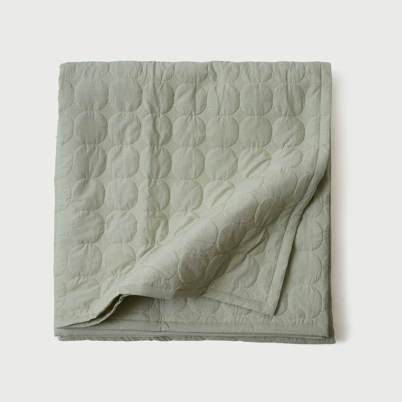 Zen Sage Quilted Bedding Set