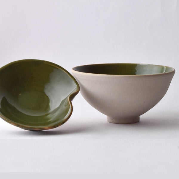 A Lush Rainforest - Porcelain Rice Bowl Set