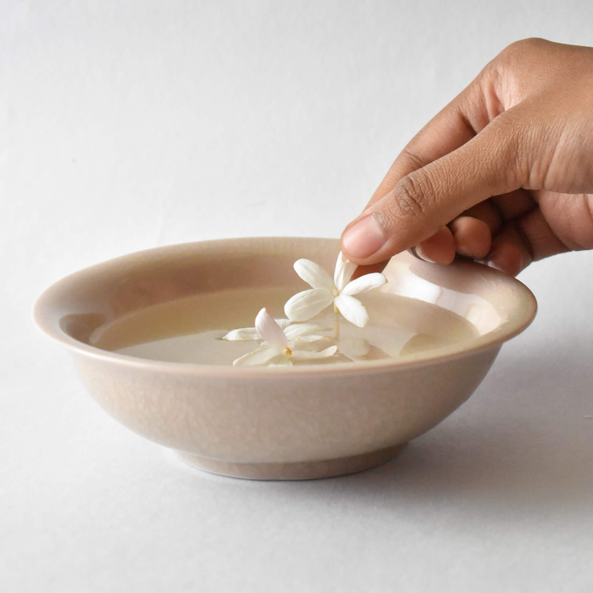 A Snowflower Bowl - Porcelain Bowl