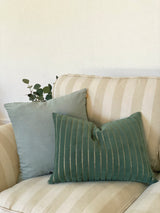 Eden Striped Eucalyptus Oblong Cushion Cover