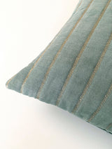 Eden Striped Duck Egg Cushion Cover