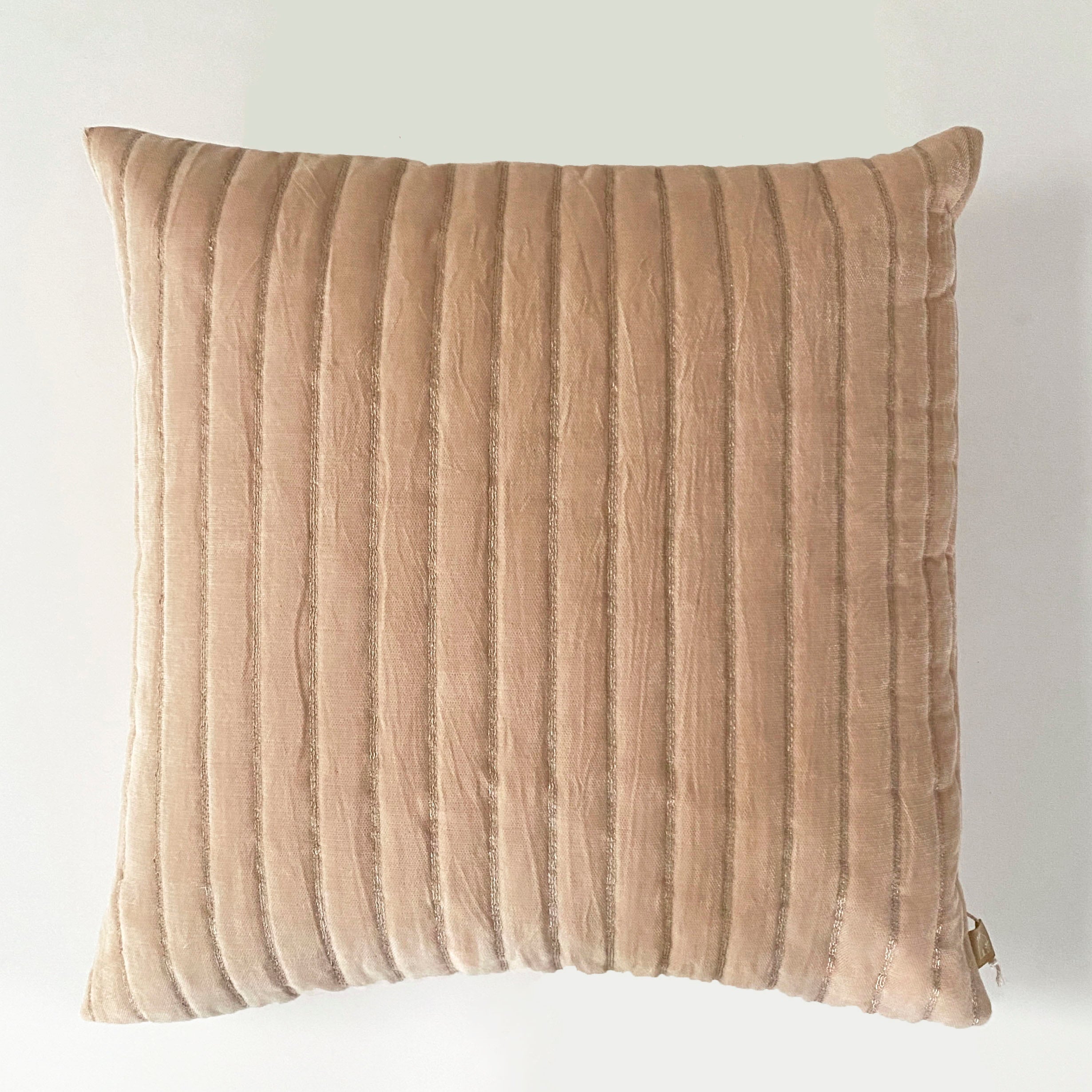 Eden Striped Blush Cushion Cover