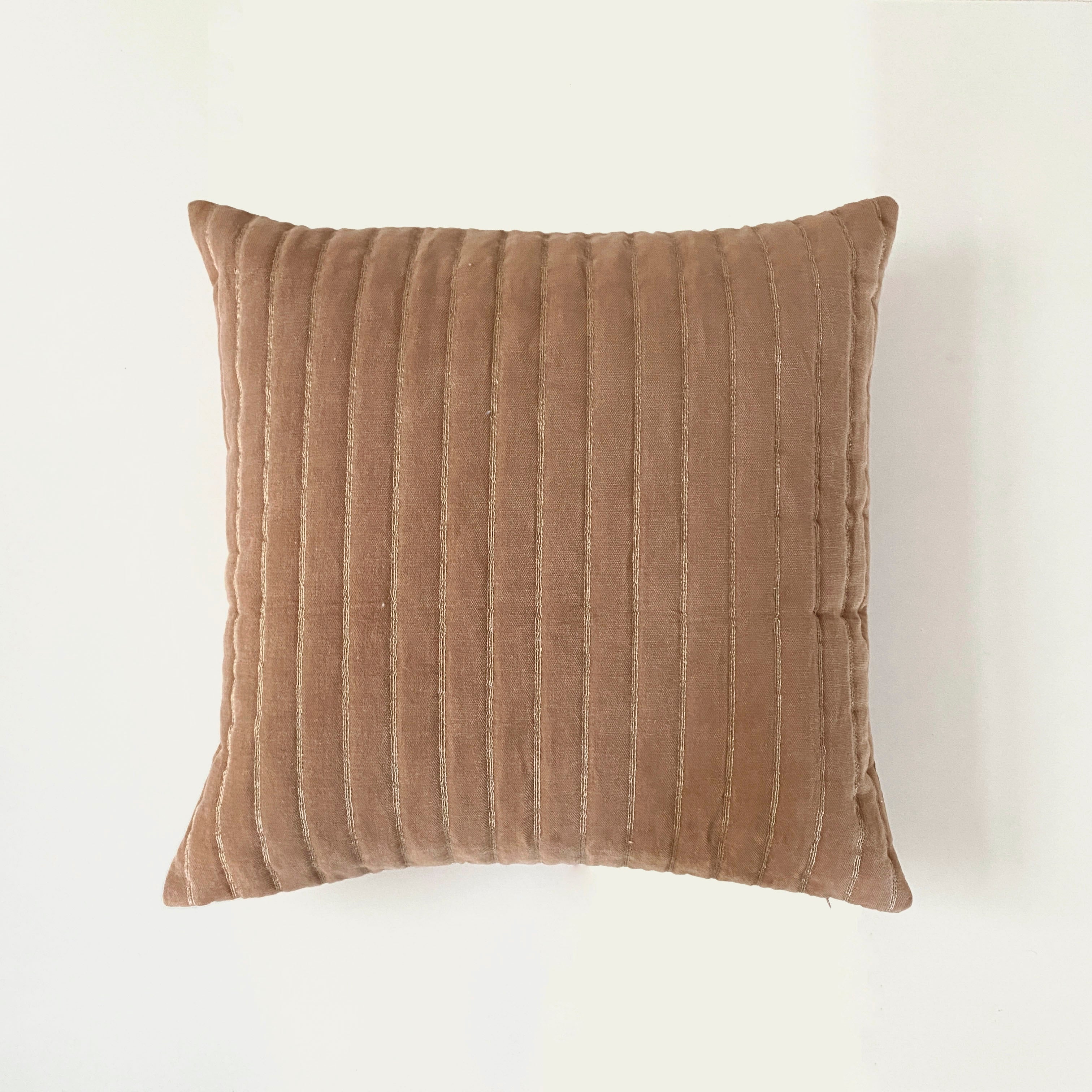 Eden Striped Spice Cushion Cover