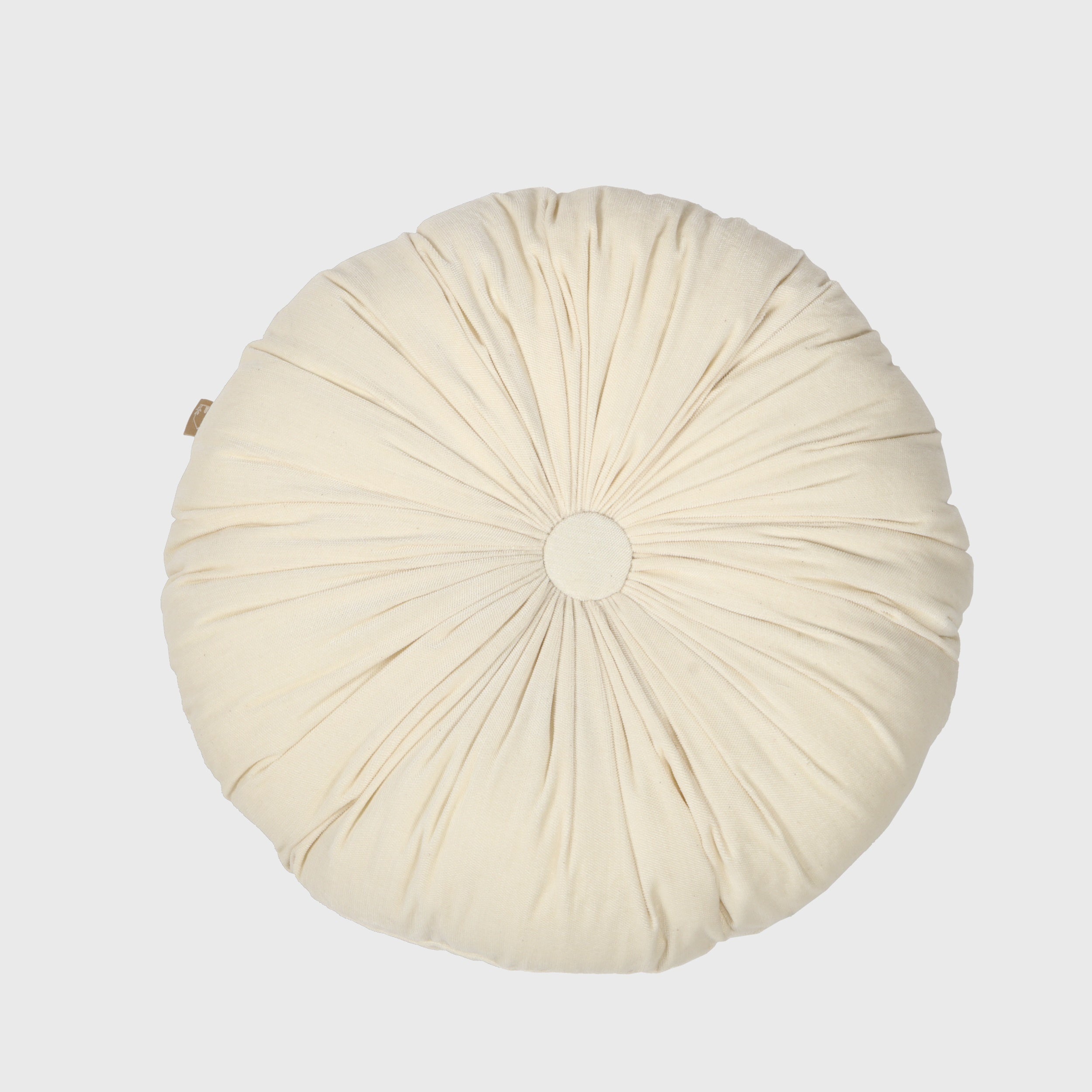 Cuddle Ivory Round Cushion