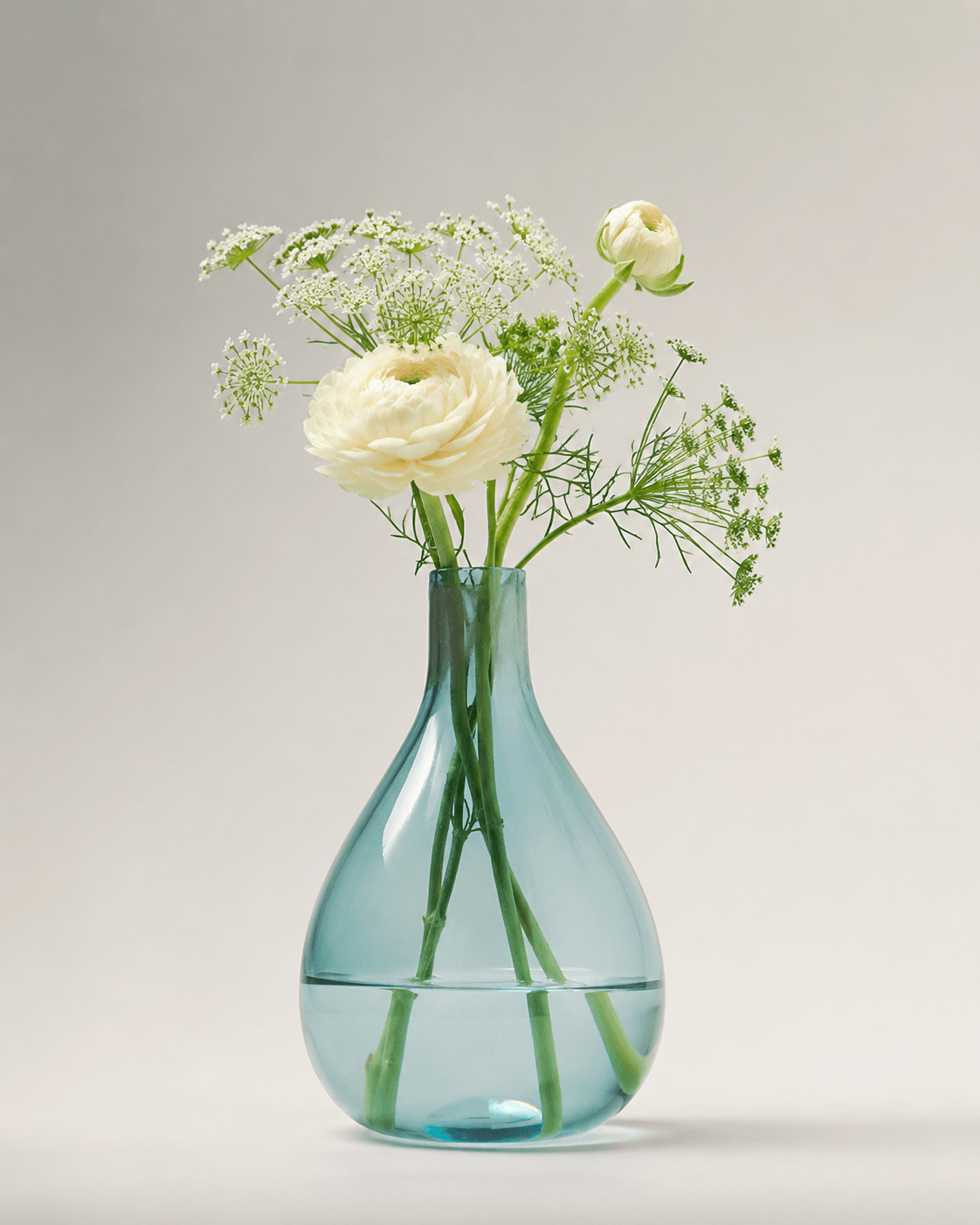 The Mist Teardrop Glass Vase