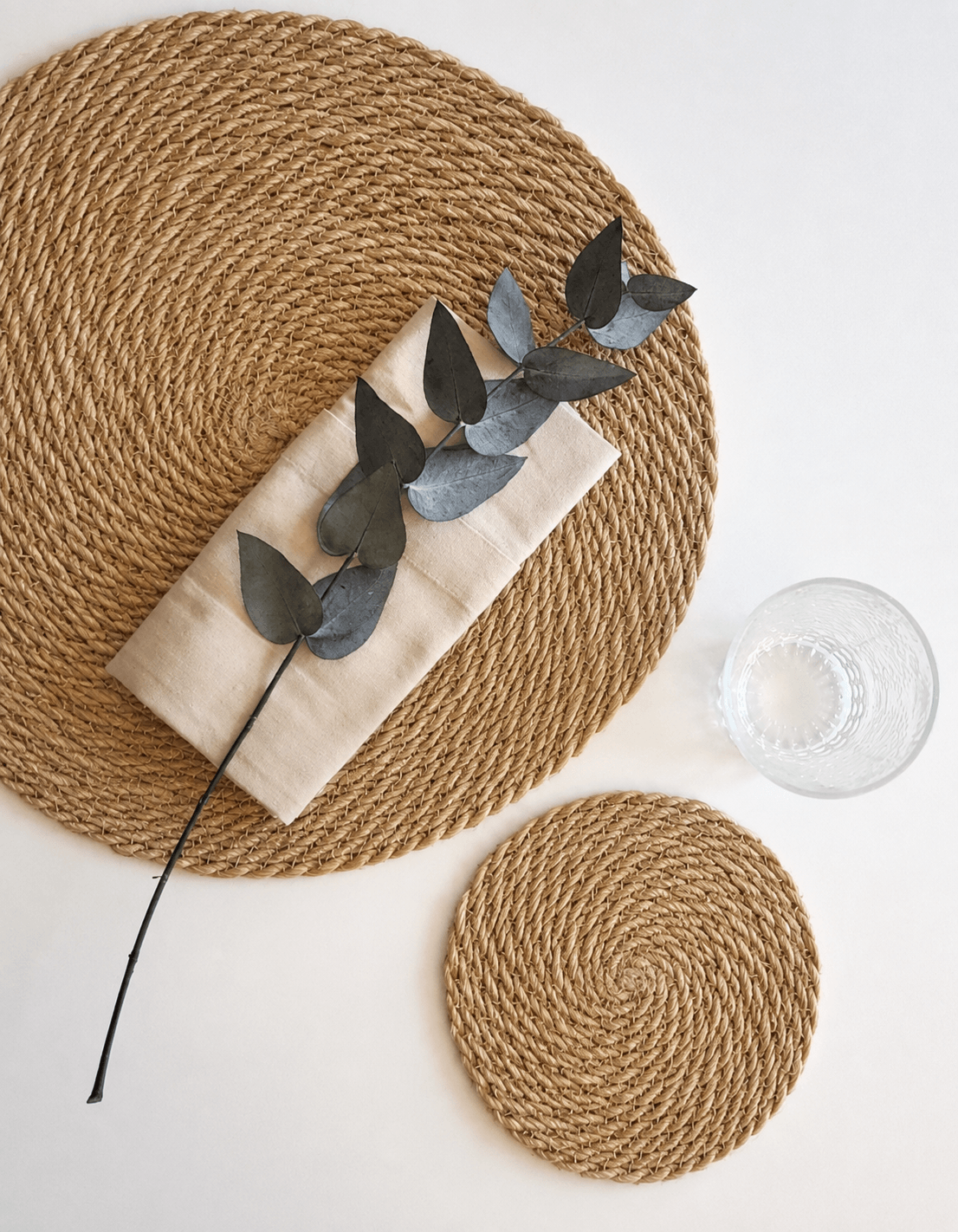 Jute Round Placemats & Coasters