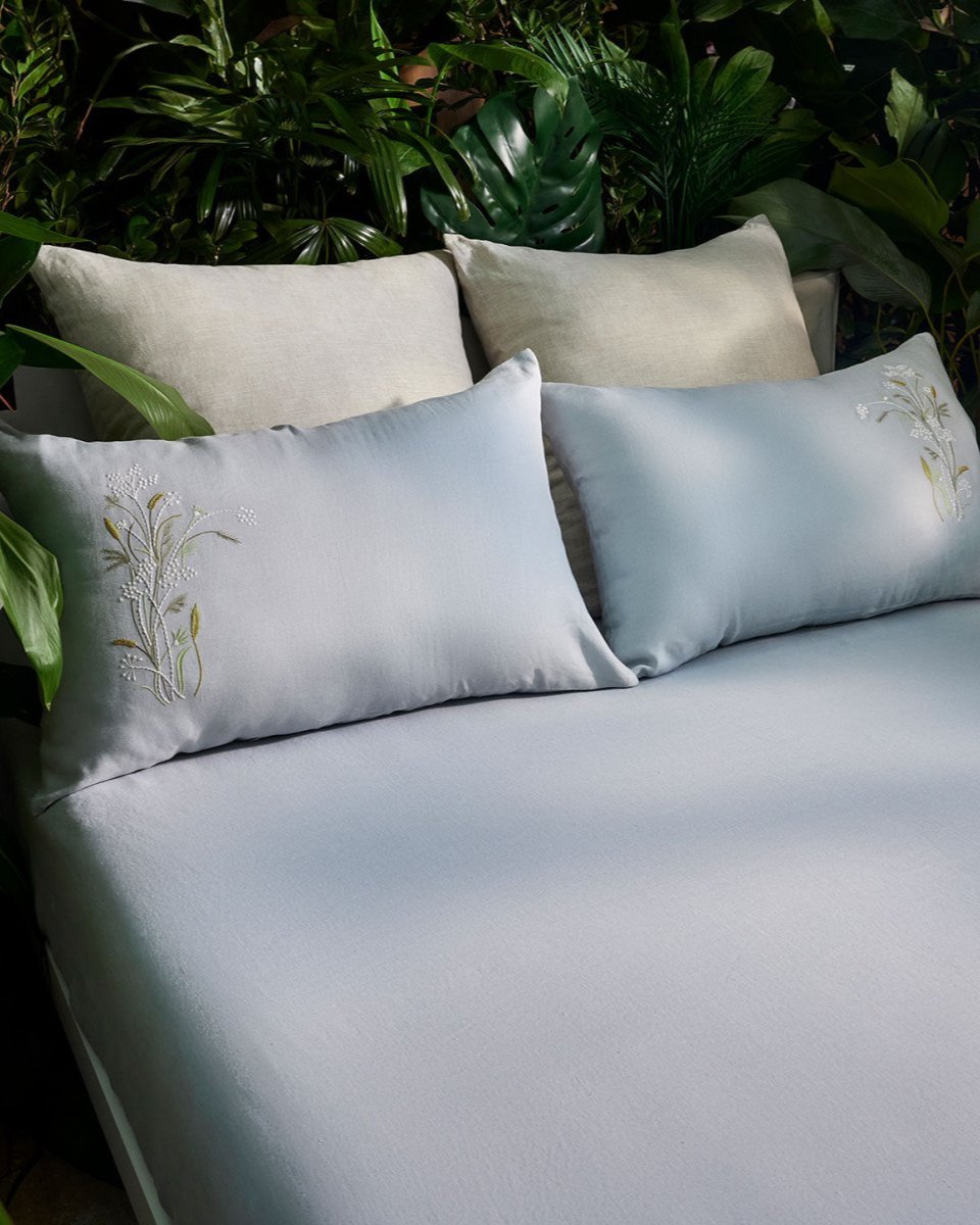 Slate Linen Bedsheet Set