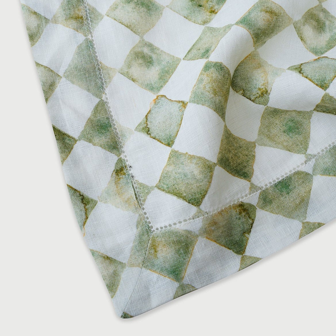 Checker Green Table Cover