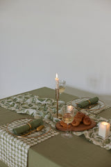 Cascade Green Table Runner