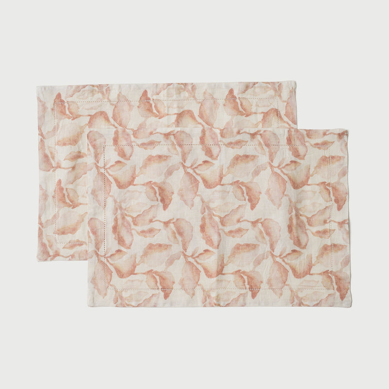 Cascade Blush Table Mats | Set of 2