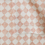 Checker Blush Table Mats | Set of 2