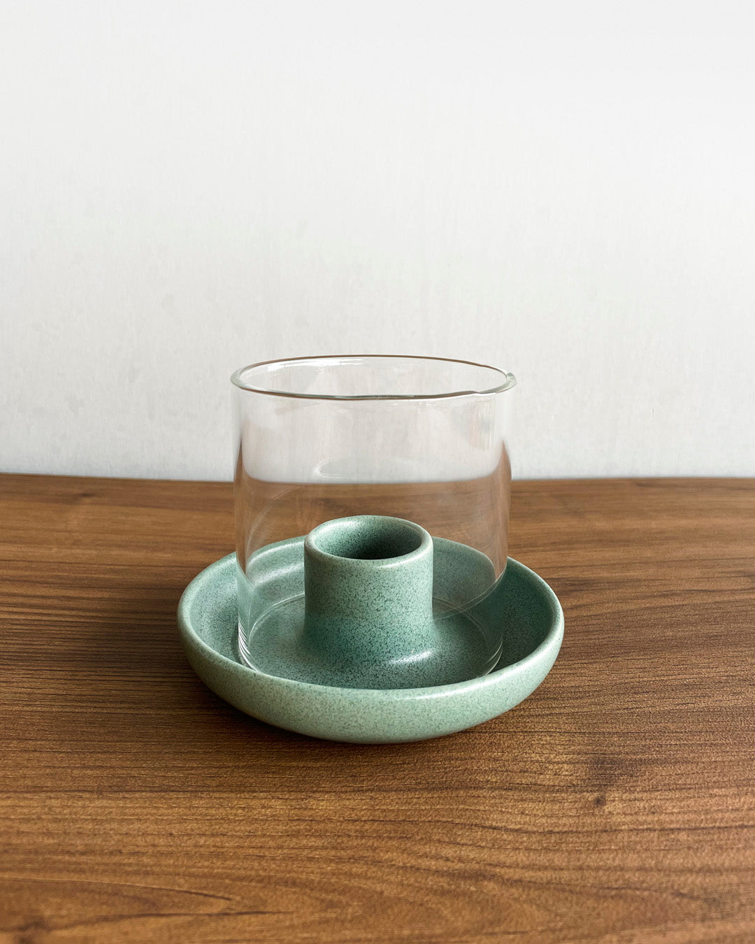 Teal Candle Holder Set