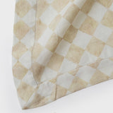 Checker Beige Table Cover