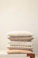 Eden Striped Blush Oblong Cushion Cover