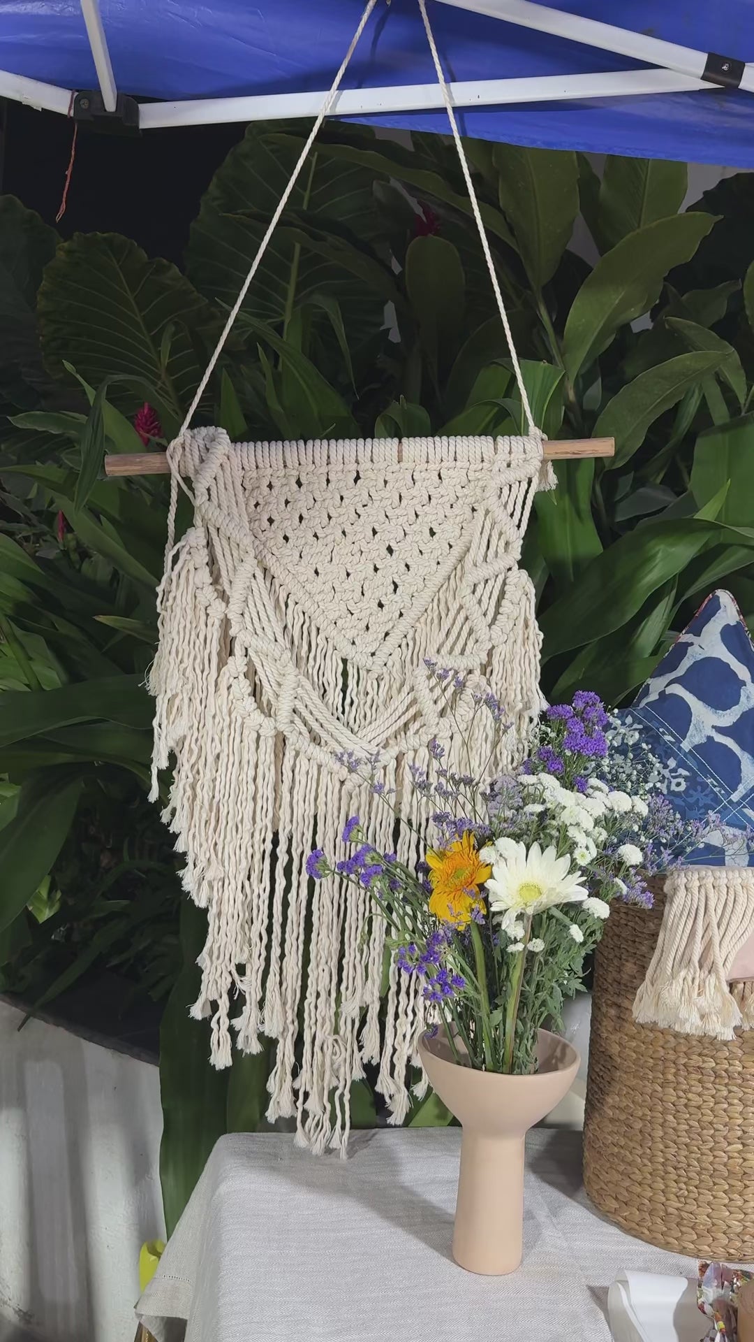 White Macrame Video Kolus Home