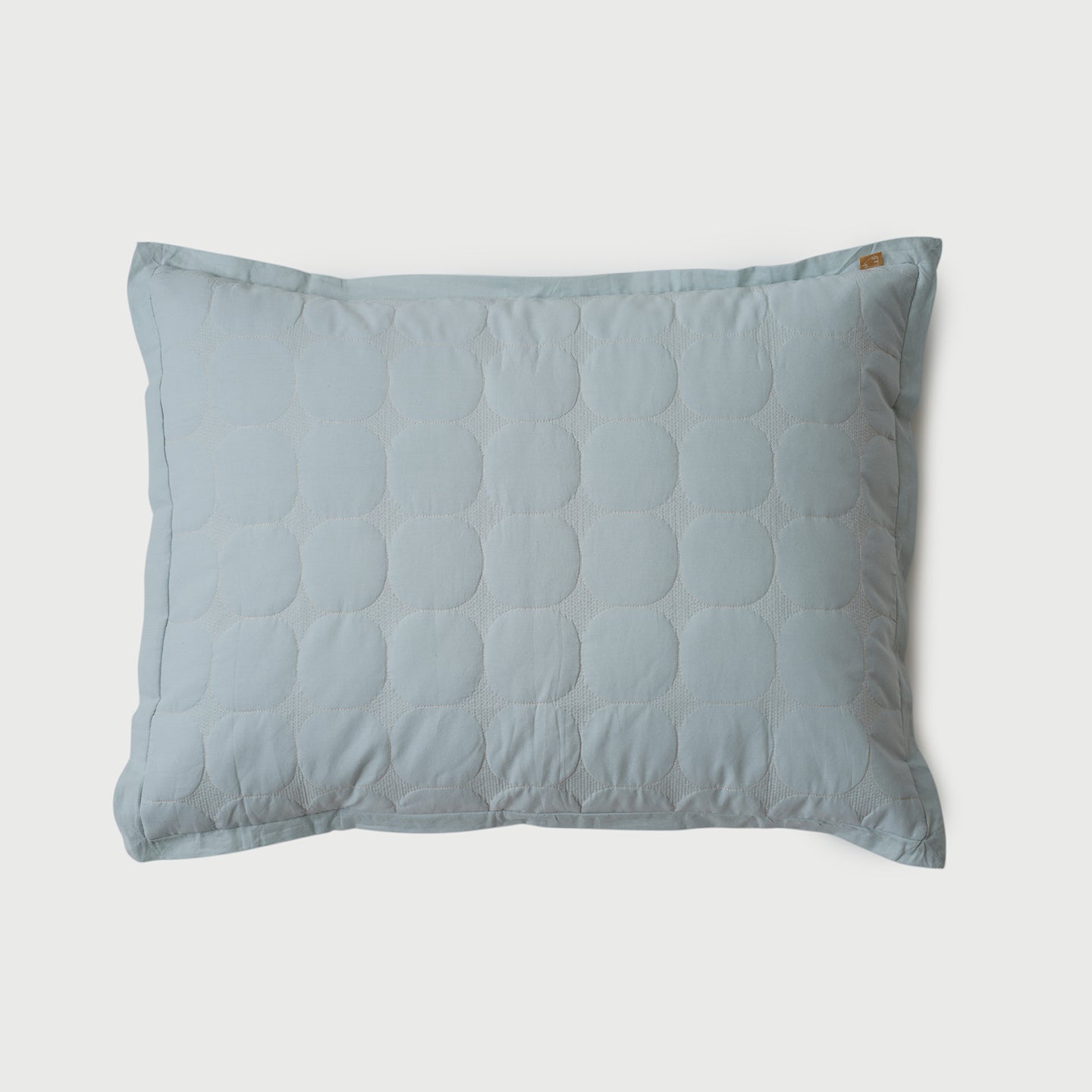 Zen Baby Blue Quilted Bedding Set