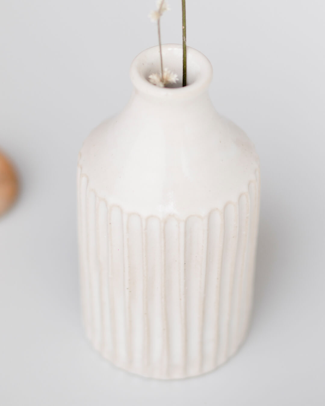 small ceramic vase