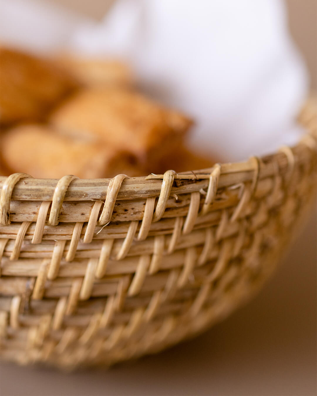 Cane storage basket 